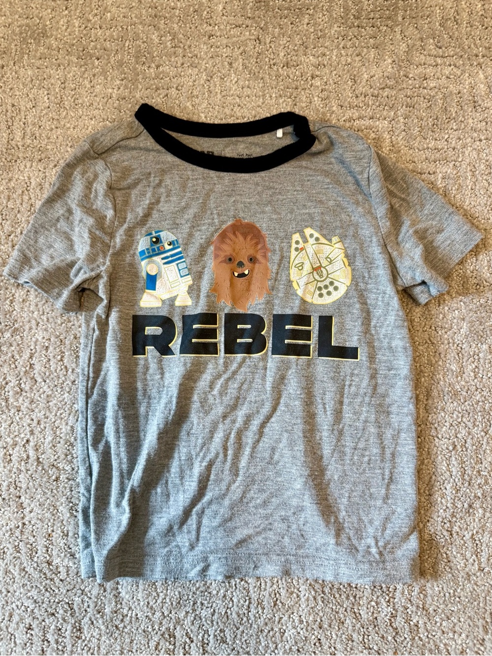Little Sleepies Star Wars “Rebel” Graphic Tee | Size 3T| R2-D2 Chewbacca